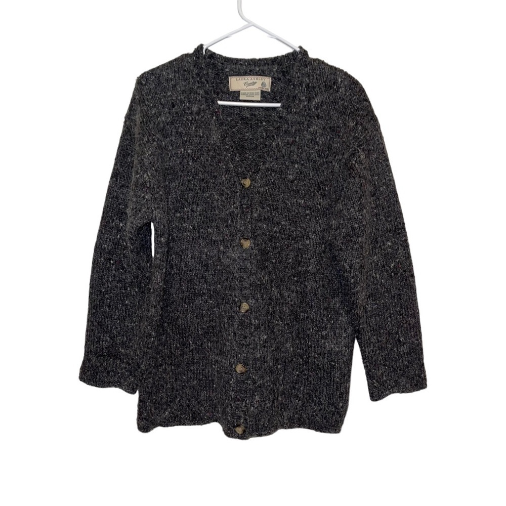 Laura Ashley Women 100% Wool Sweater Size M